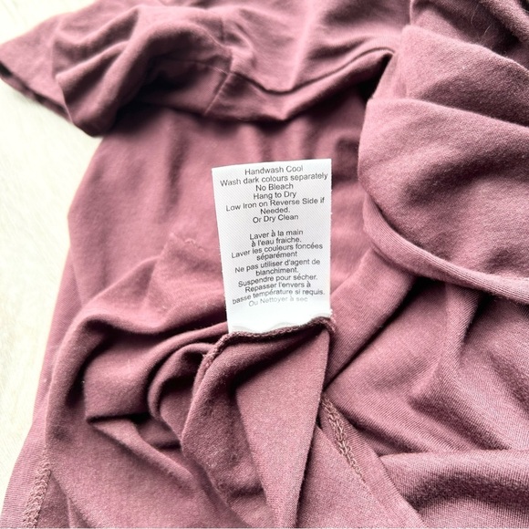 Aritzia Babaton Burgundy Open Back Stretchy Jersey Dress - Picture 14 of 14